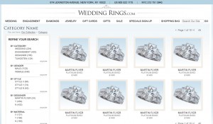 Wedding Rings E-Commerce Website Design