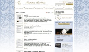 Madame Paulette Wordpress Website Design 1